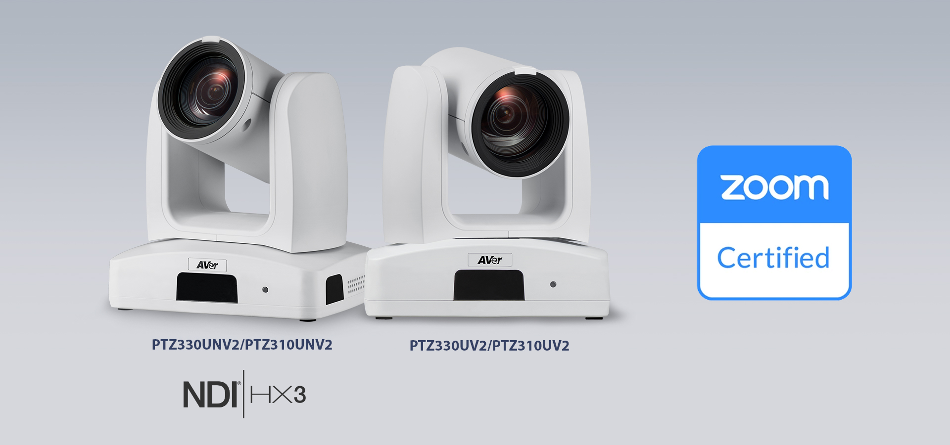 AVer Information Inc. Celebrates Zoom Certification for PTZ300V2 Series Professional PTZ Cameras
