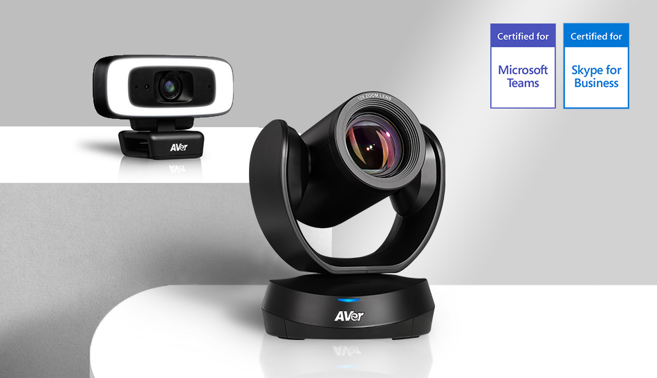 AVer CAM130 4K Camera and CAM520 Pro2 Are Certified for Microsoft Teams