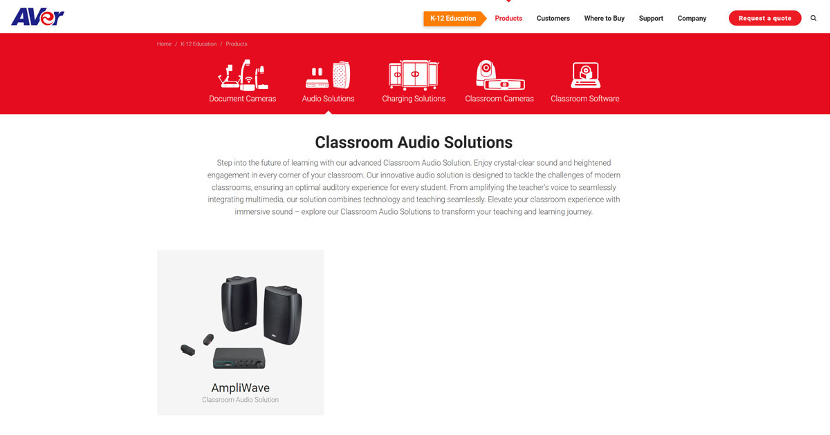 AVer Education Classroom Audio System AVer USA