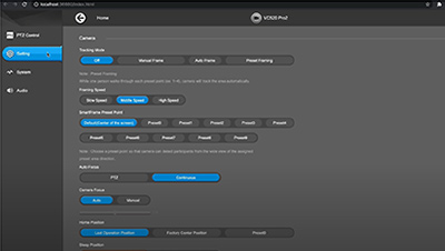 Adjust Framing Speed