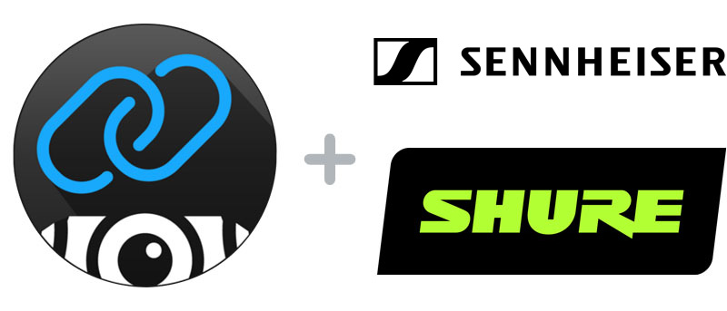 PTZ Link + Shure + Sennheiser