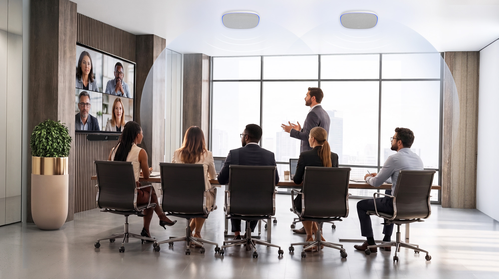 Why Better Meetings Start with Better Audio: Inside the AVer FONE700 Ceiling Speakerphone System
