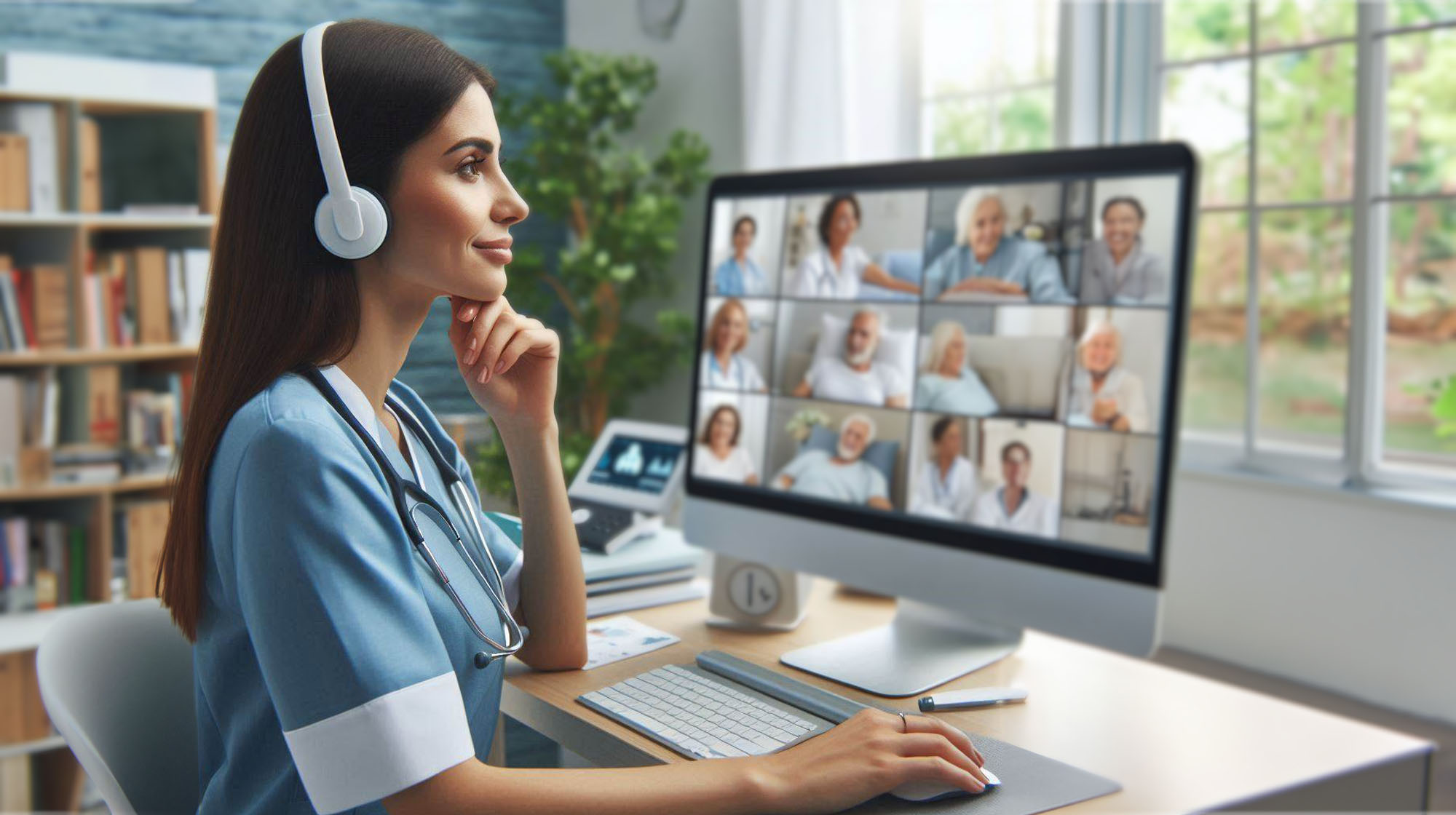 Patient Care at Scale: Telesitting in Healthcare