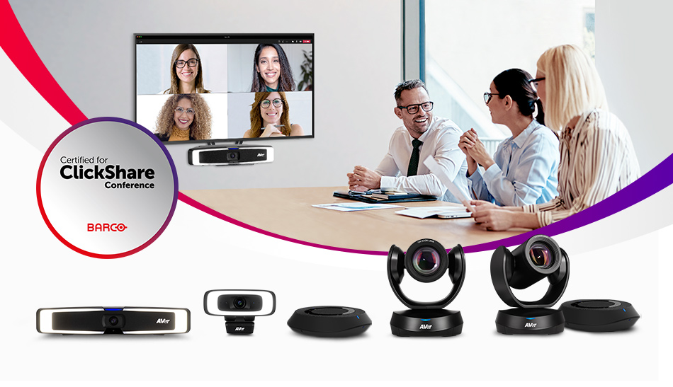 AVer USB Conferencing Cameras, Speakerphones Obtain Barco Certification