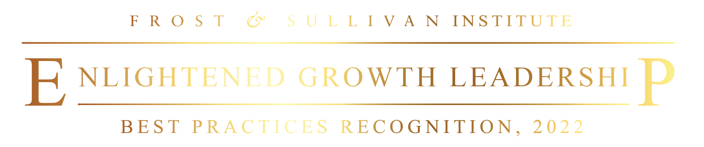 Frost & Sullivan Institute 2022 Enlightened Growth Leadership Award