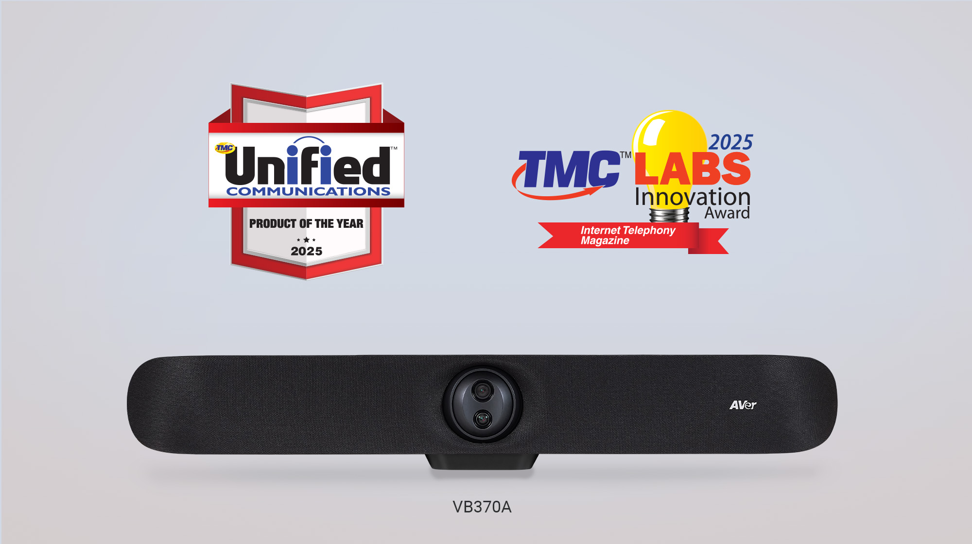 AVer Awarded INTERNET TELEPHONY TMC Labs Innovation Award and 2025 Unified Communications Product of the Year Award from TMCnet