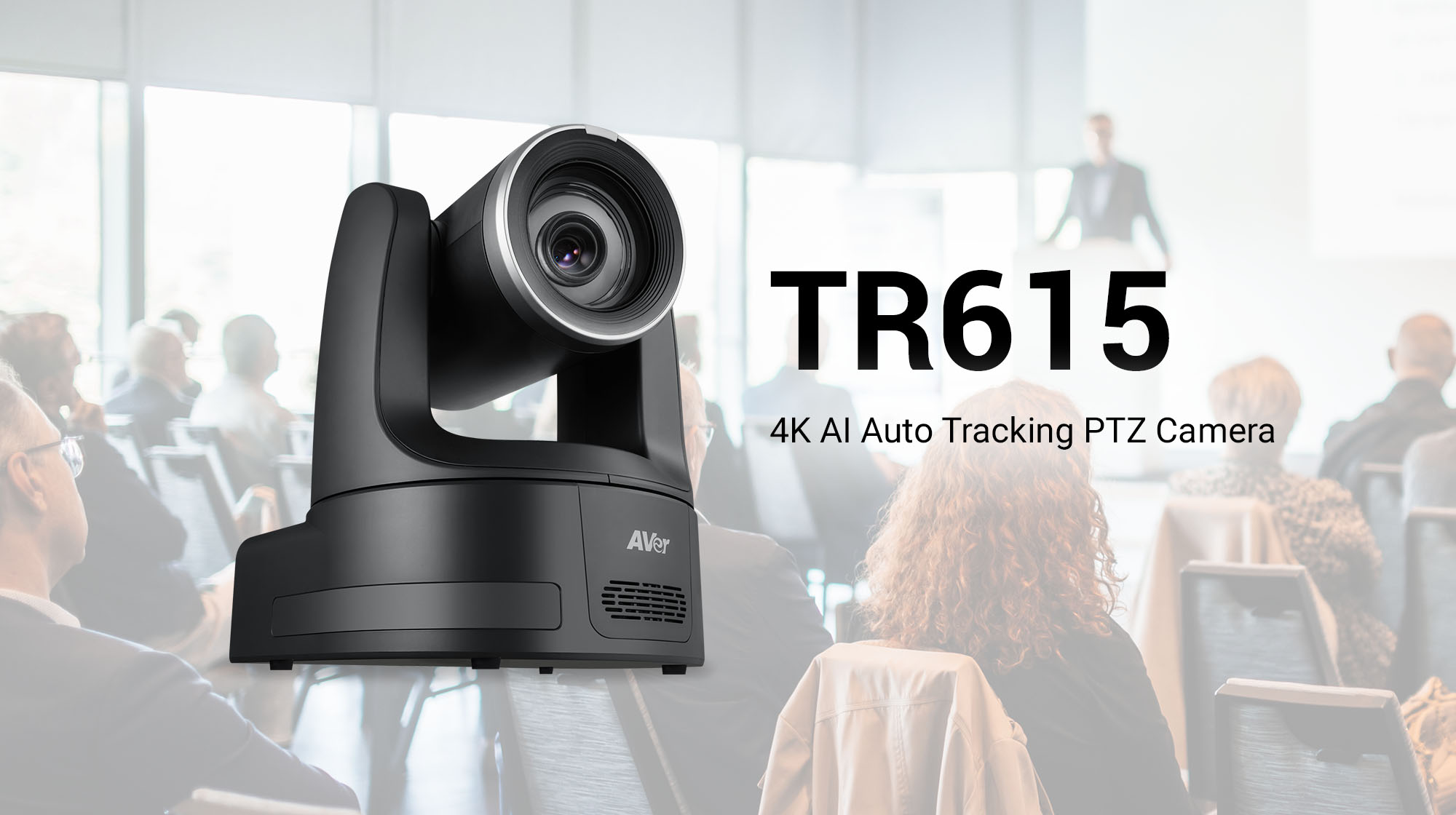 AVer Introduces TR615, a 4K AI Auto Tracking PTZ Camera for Professional Production