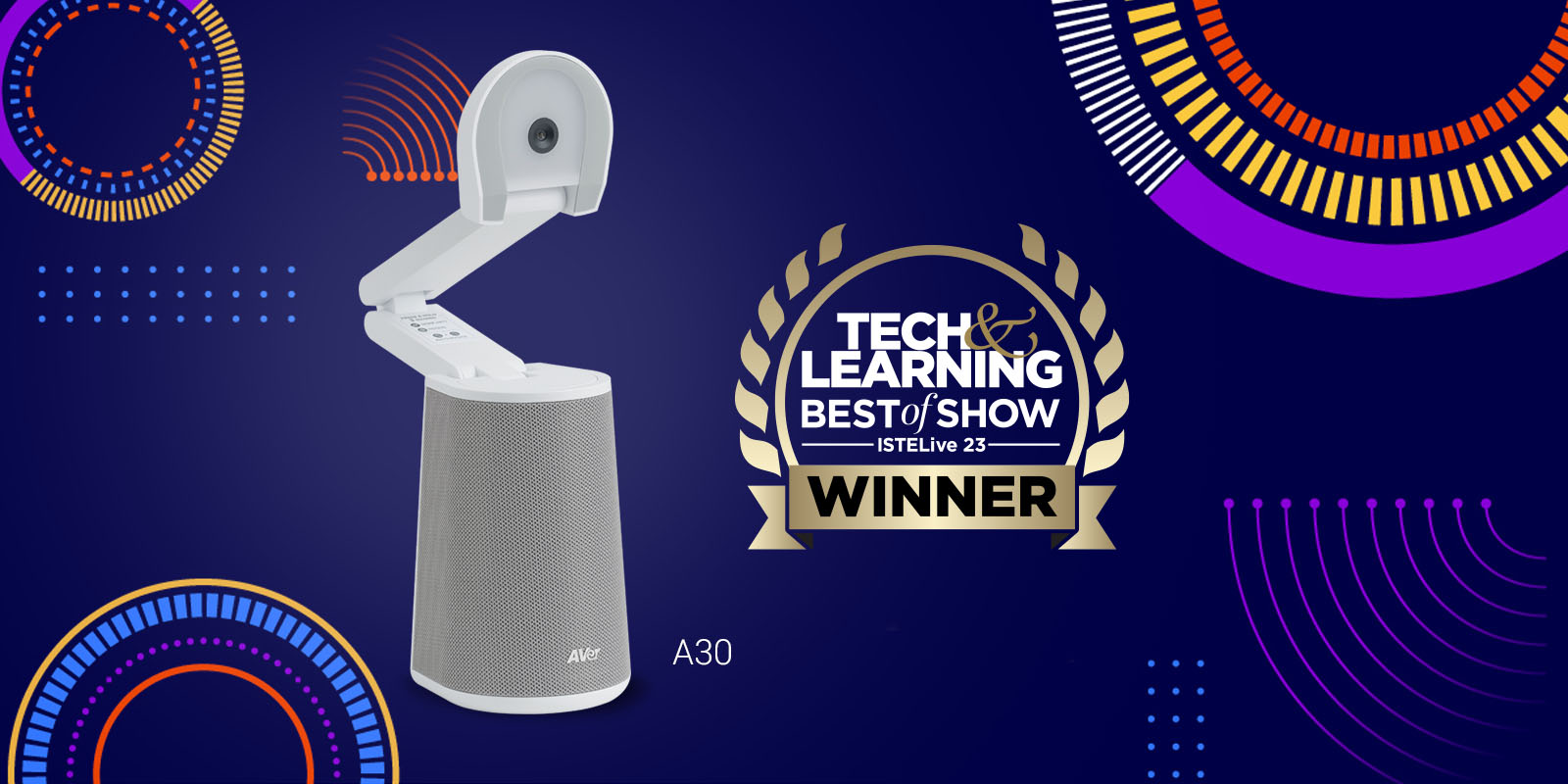 AVer Wins Tech & Learning Best of Show Award at ISTELive 23