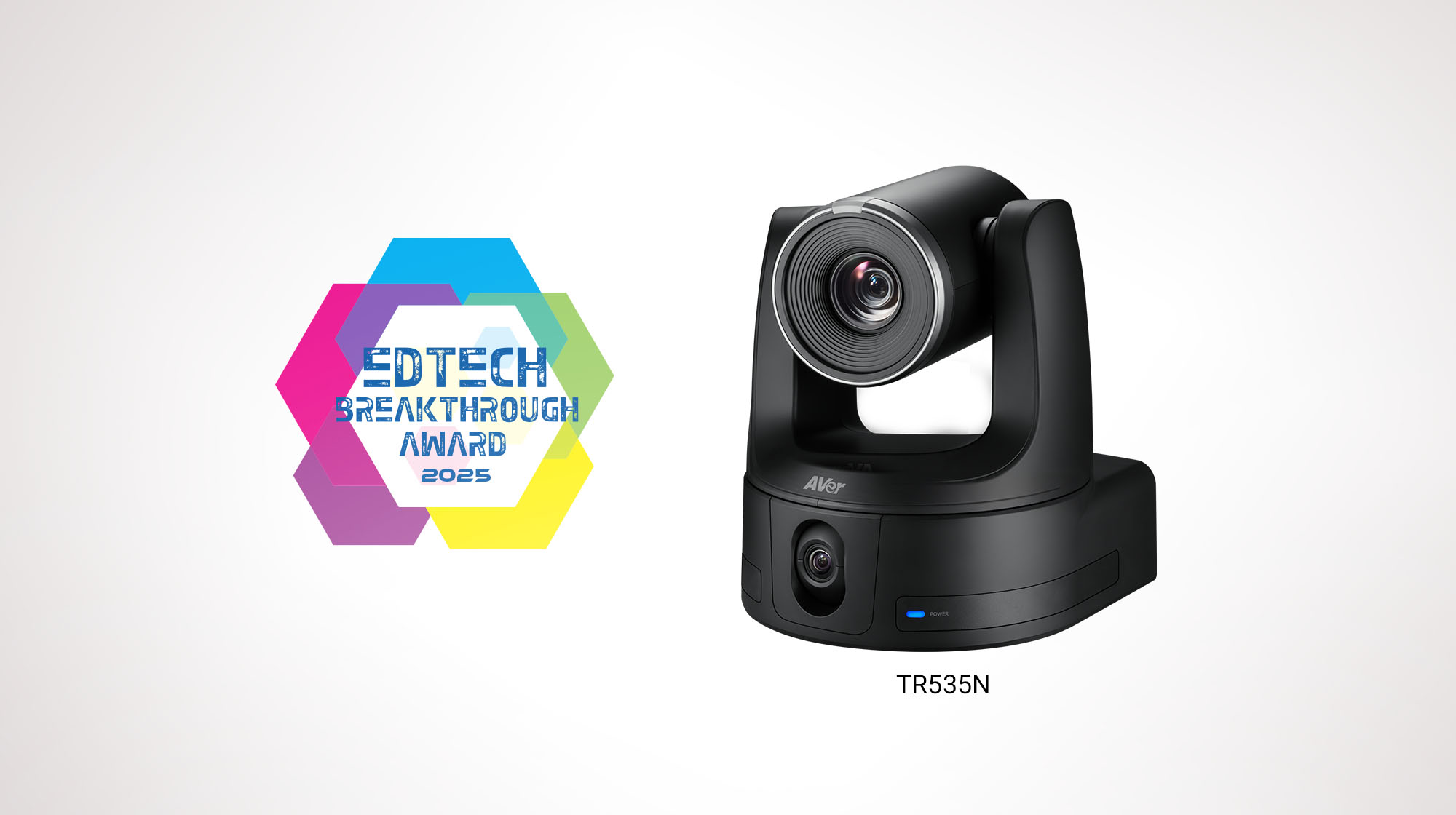 AVer’s TR535N Wins 2025 EdTech Breakthrough Award for Video Capture Innovation