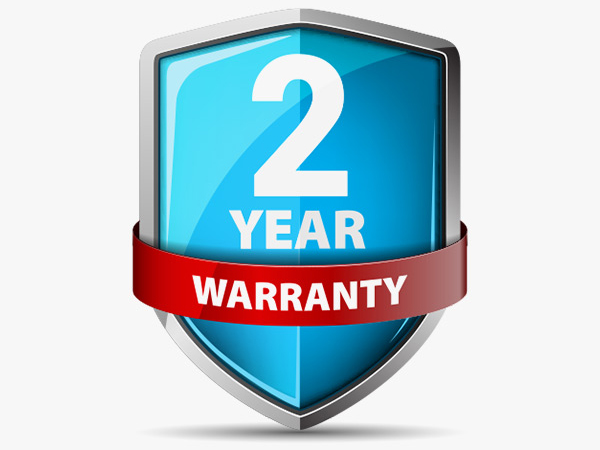 2-year warranty