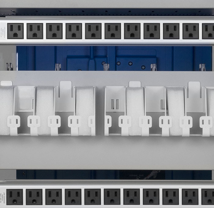AC adapter compartments